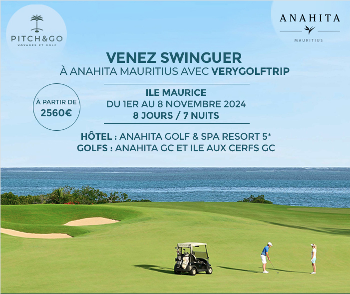 Venez swinguer à ANAHITA MAURITIUS avec VERYGOLFTRIP